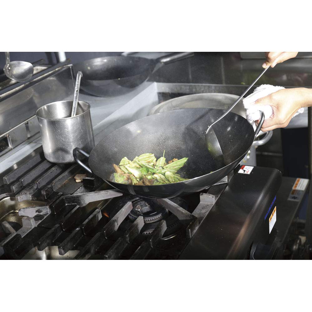 Amazon｜遠藤商事 鉄 中華鍋 39cm 業務用 ブルーテンパー材 日本製