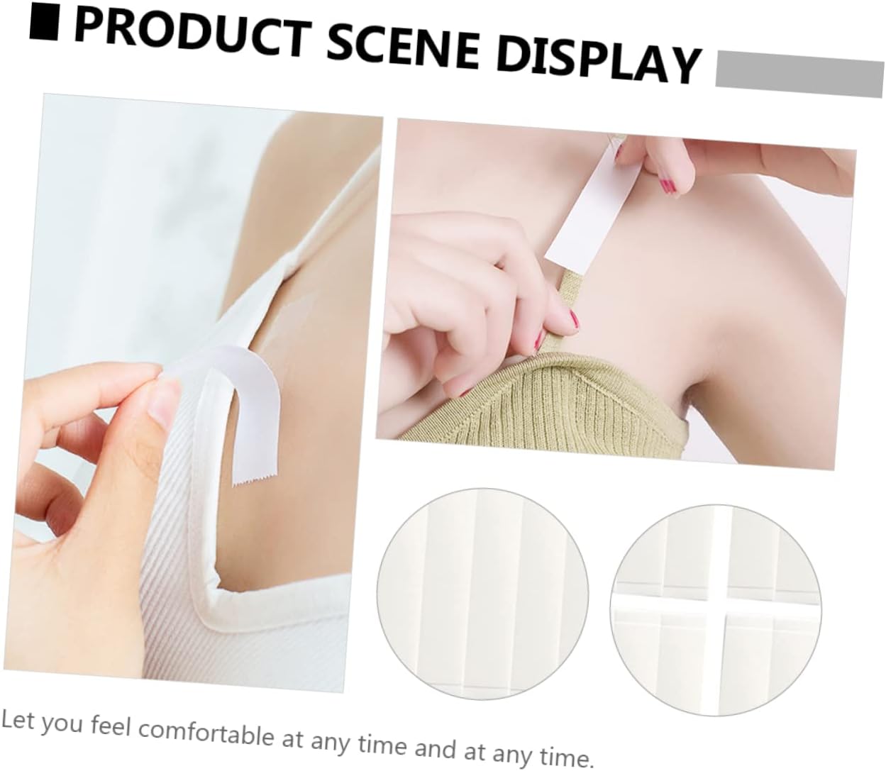 216pcs Double-sided Clothing Tapes for Underwear and Pet Invisible Stickers Easy to Use and for Swimsuits and Open-edge Outfits