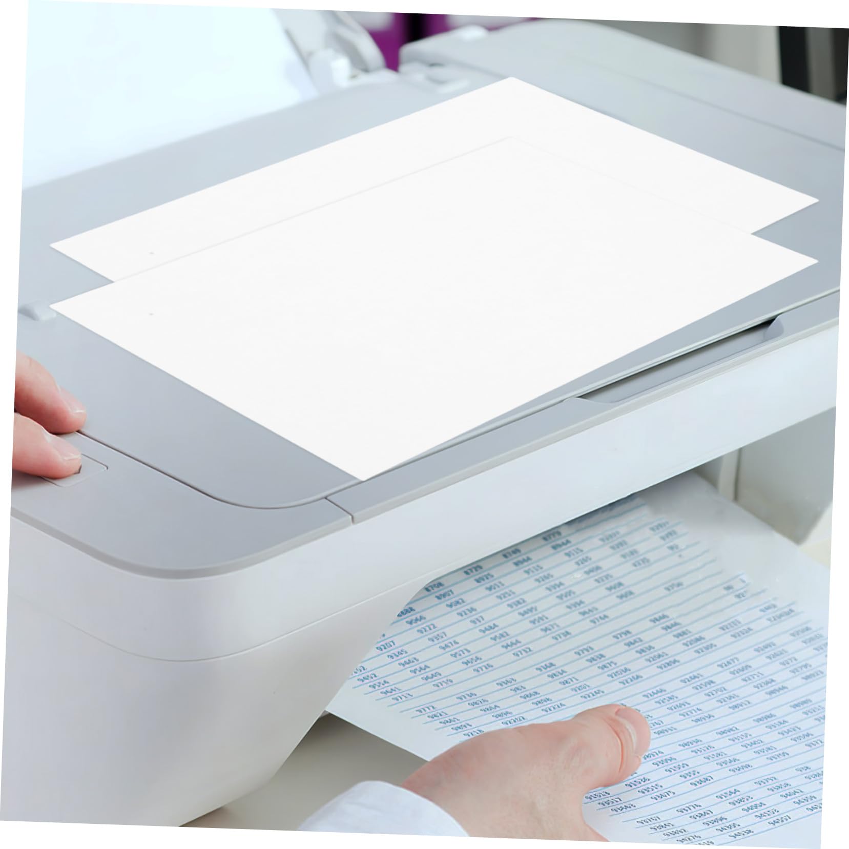 500 Stück Druckerpapier Weiß beidseitig bedruckbar Multifunktional für Büro Schule und Zuhause Hochkontrastdruck Detailreiche Ausdrucke für Dokumente Präsentationen und