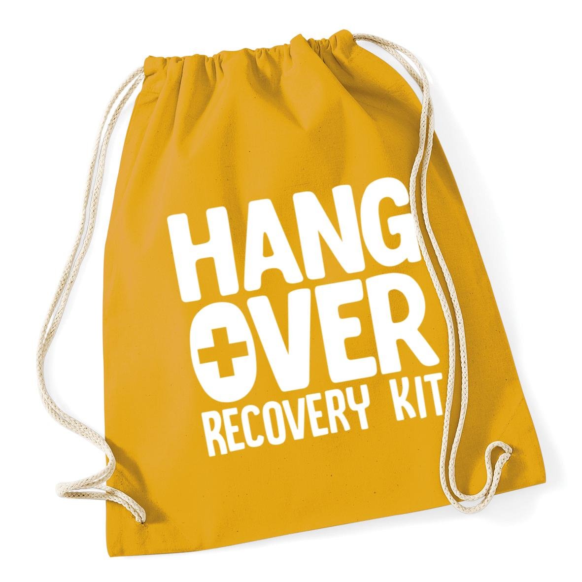 Hippowarehouse Hangover Recovery Kit Drawstring Cotton School Gym Bag 37cm x 46cm, 12 litres