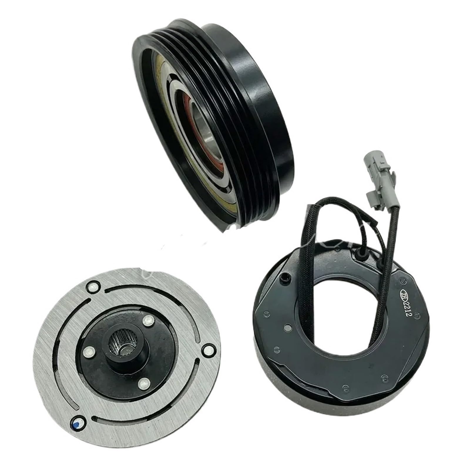 Noauqwtv One Color Fit For Suzki Ertiga Alto 4Pk Jk447280-2020 4472802020 Ac Air Conditoning Magnetic Compressor Pulley Clutch 10Sa13c Ac Bypass Pulley