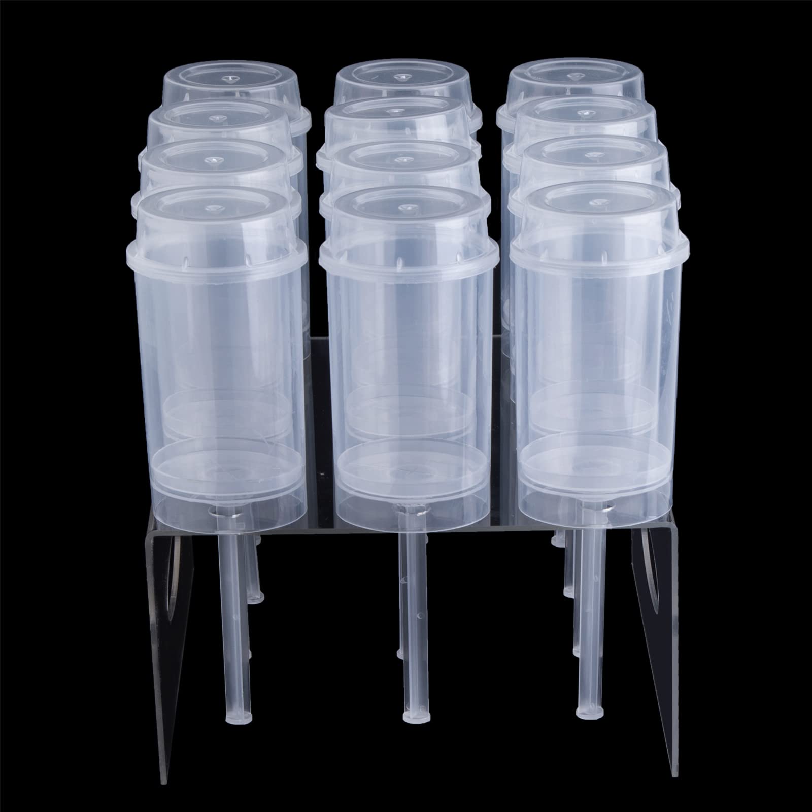Set da 12 scatole per cake pop con vassoio, supporto per stampi per torte, per dolcetti, dessert, snack