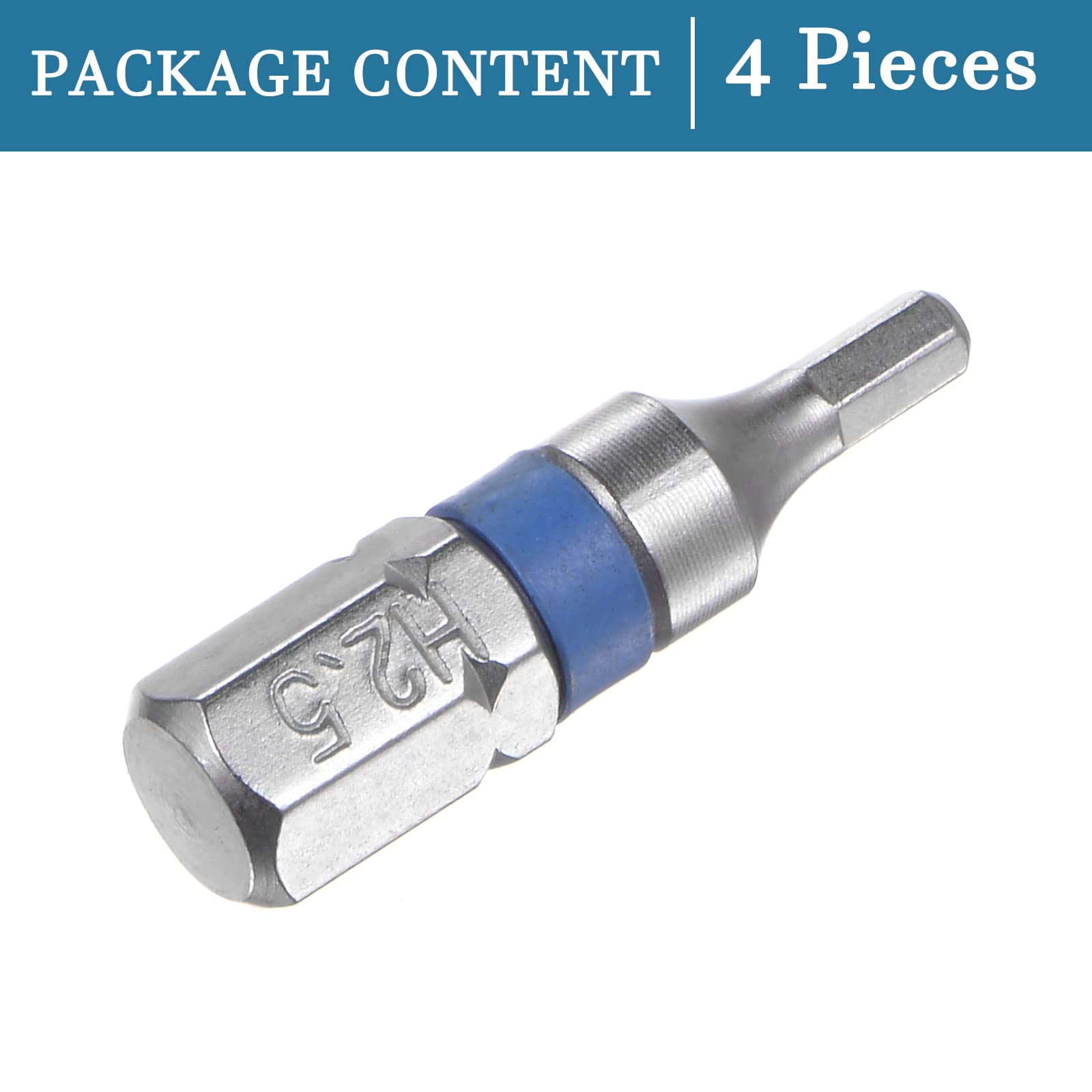 4 Punte Cacciavite Esagonali Magnetiche H2.5 - 2.5 Mm, Per Riparazioni Domestiche E Auto - Foto 14