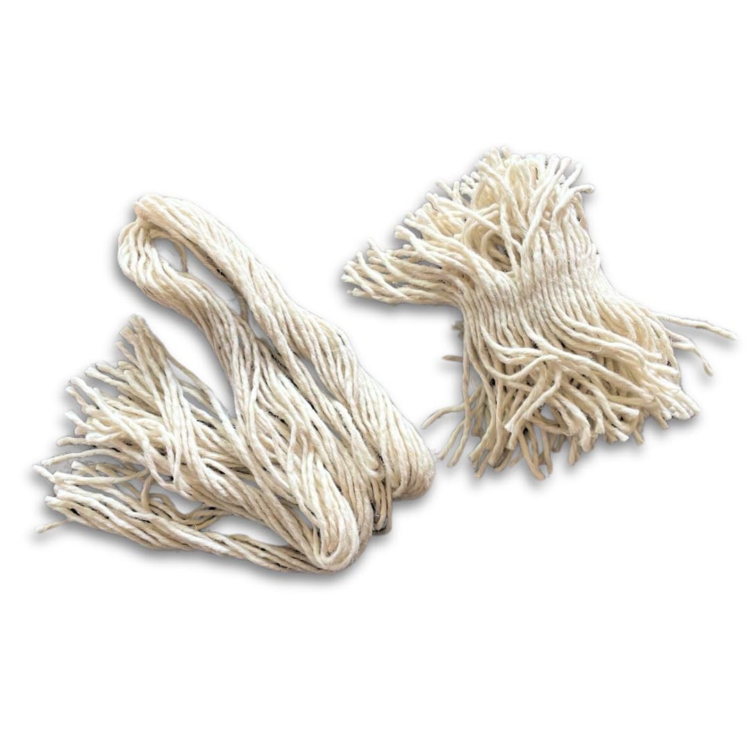 Ersatz-Set Mähne & Schweif | für Schaukelpferd Jolly oder Schaukelpferd Emmy | 100% Schafwolle, ungebleicht