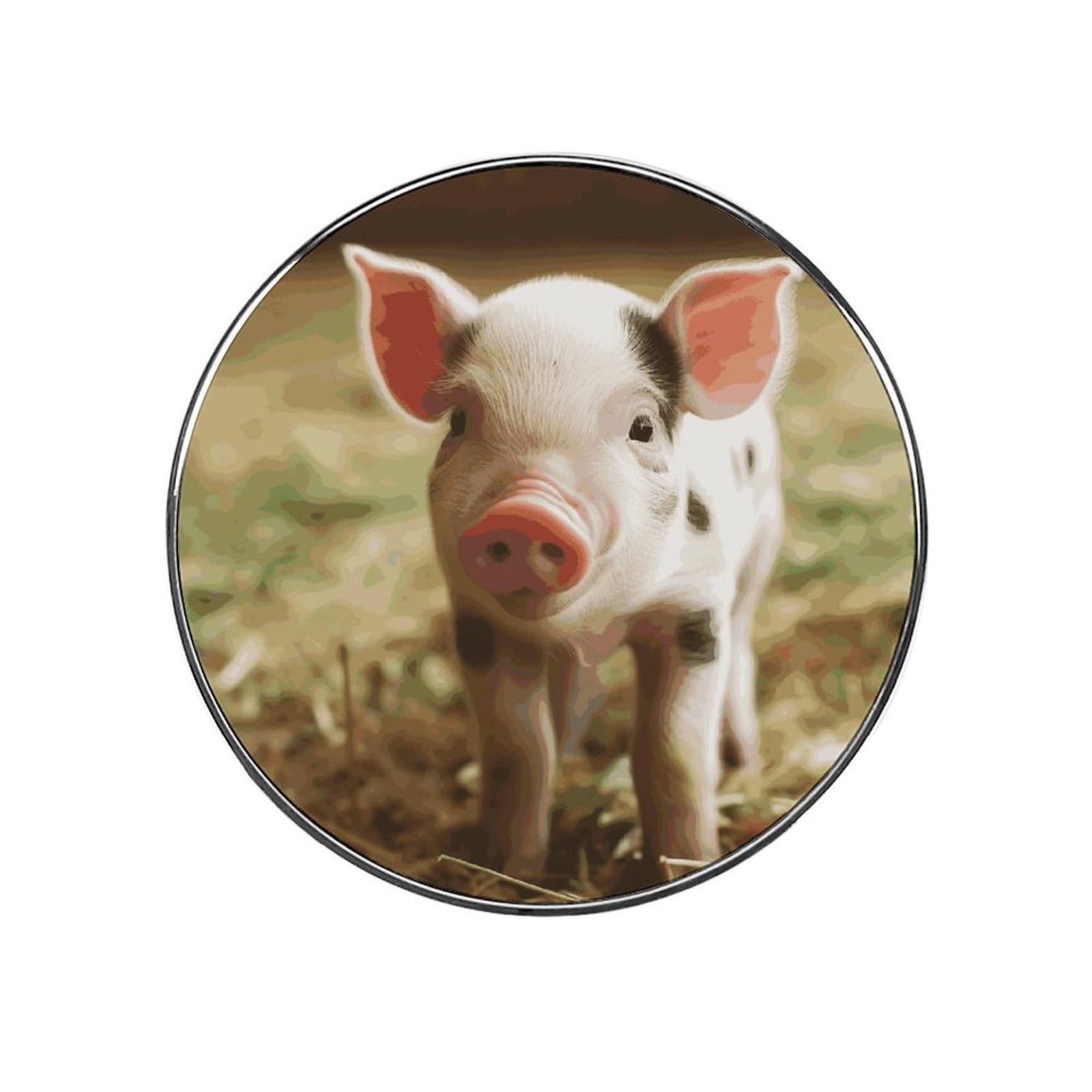 Adfgyerh Style Smiling (1) Refrigerator Magnets Circular Design，Stickers Home Decorations，Fridge Magnets For Fridge Plant Lovers Kitchen Office Locker Whiteboard Car Garage Decor.