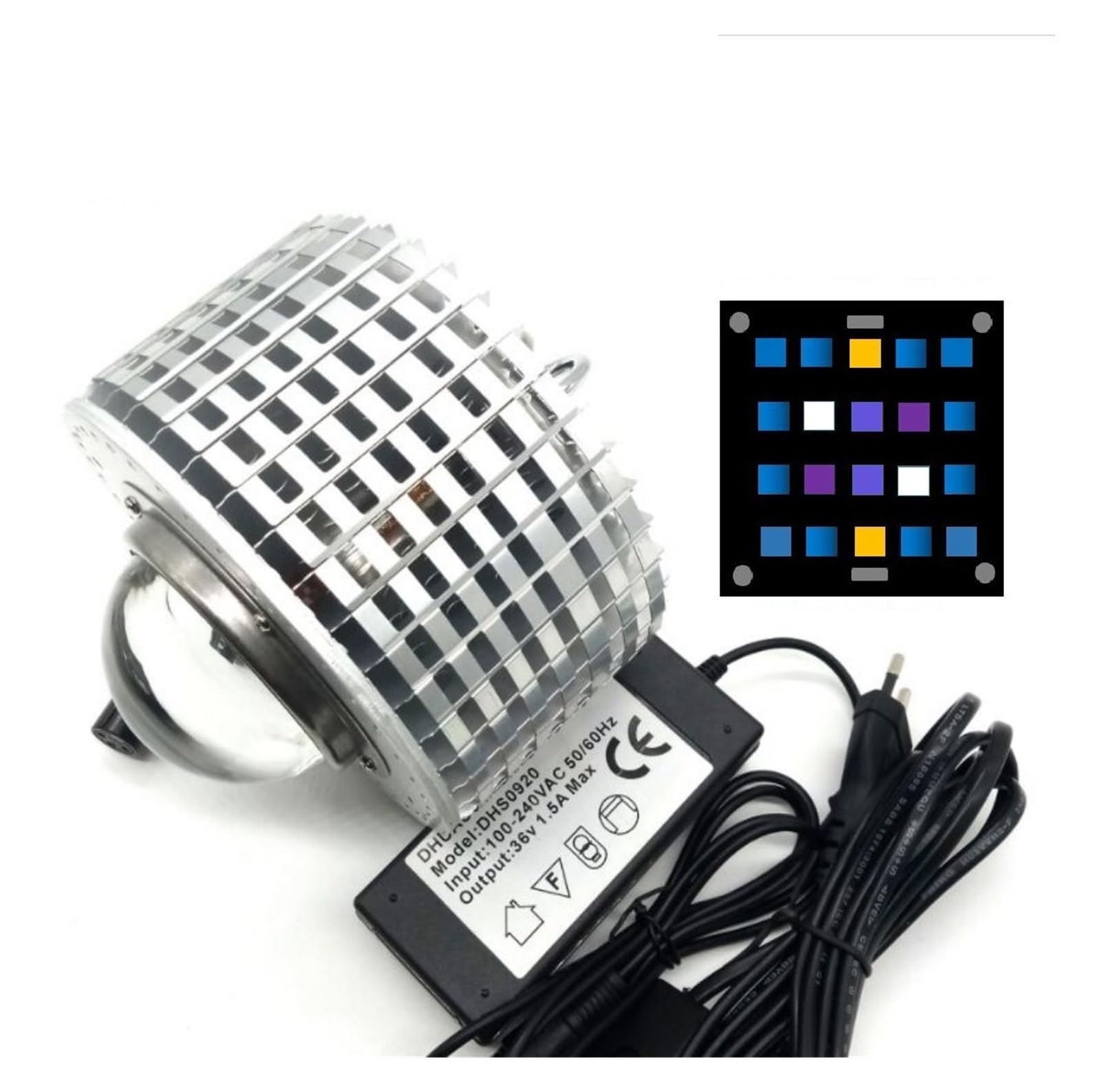 iluminación para acuarios 100W Full Spectrum Led Acuario Iluminación Arrecife marino Coral Bombilla de luz for agua salada Tanque de agua dulce Peces para acuario plantado(Mode G_E)