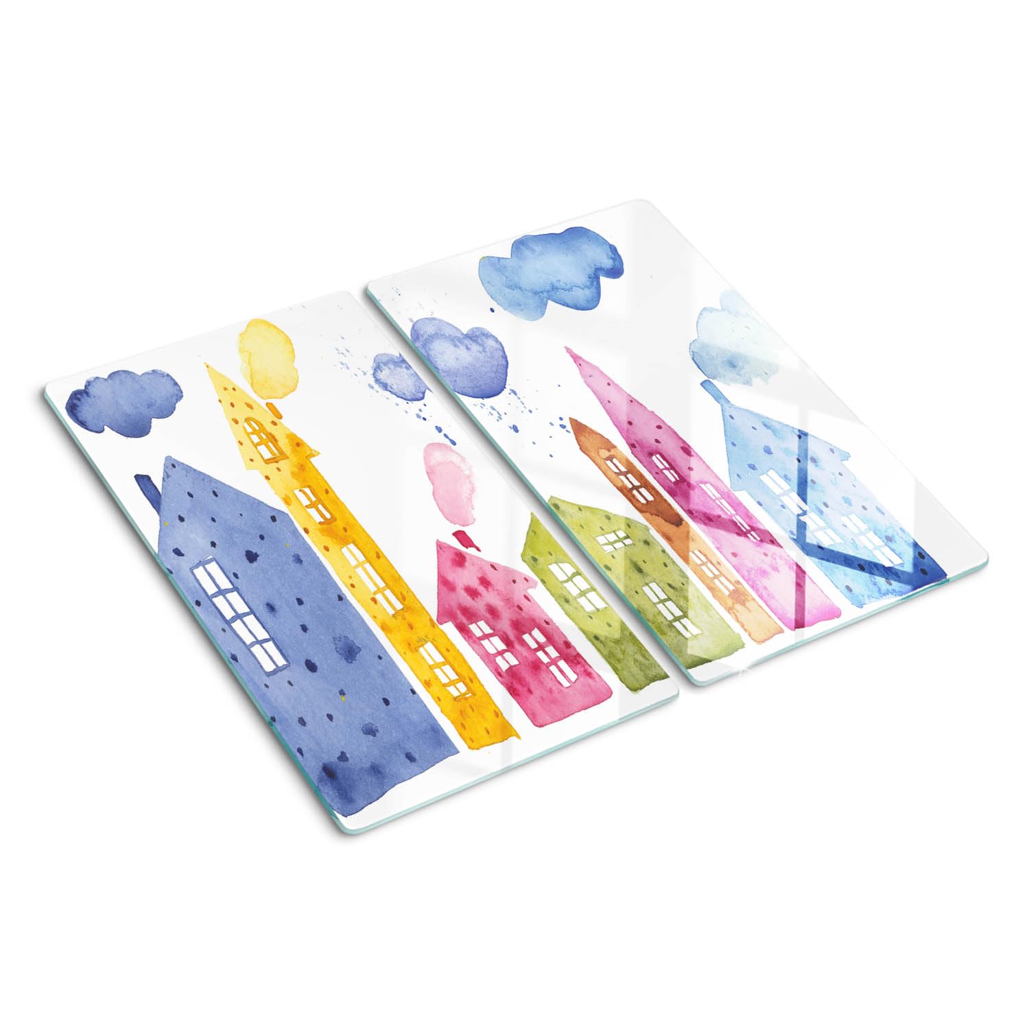 Planche à découper en verre 52x30 protection plan de travail antidérapante