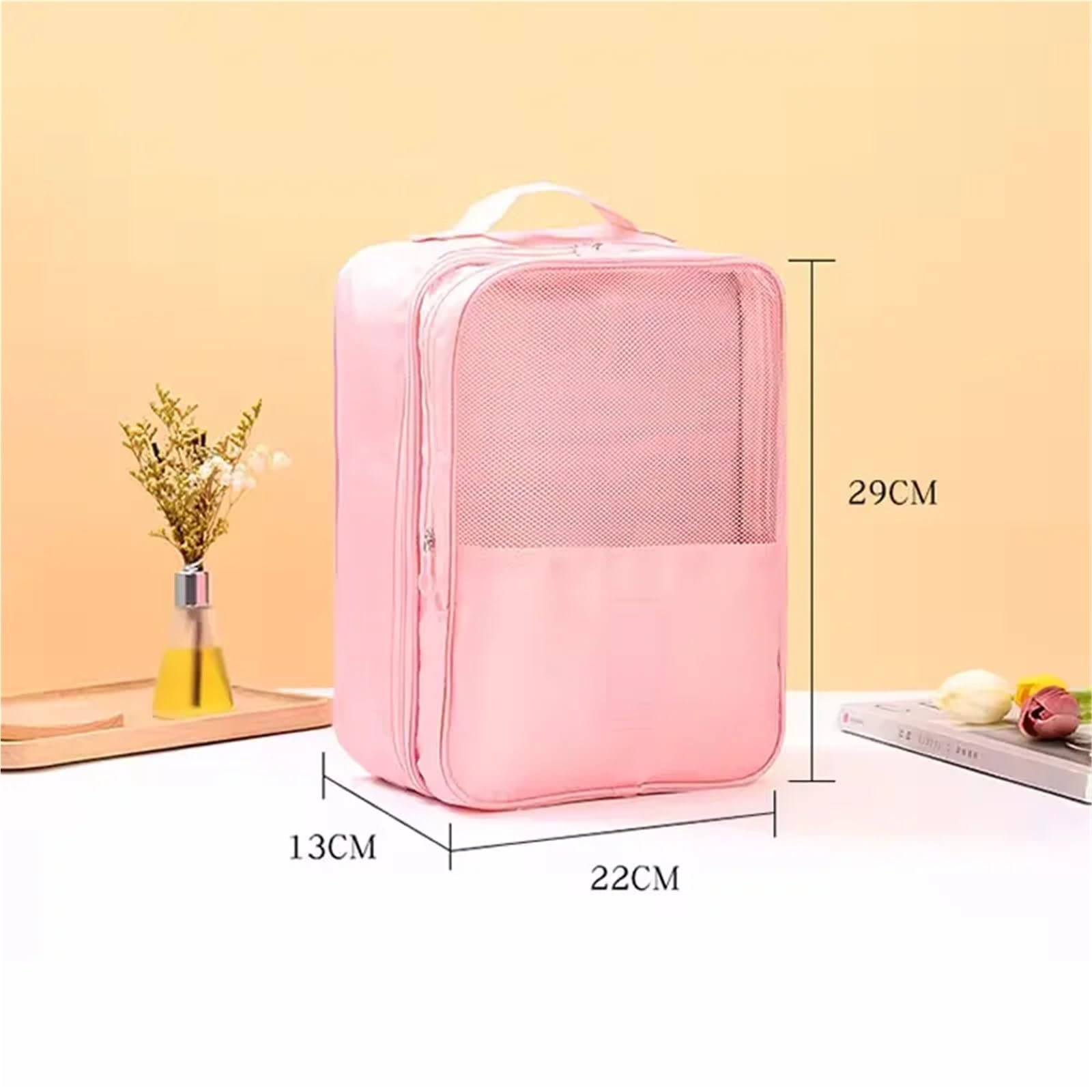 Organizer Armadio Borsa da viaggio portatile for scarpe, biancheria intima, vestiti, organizer for, accessori multifunzione(Red)