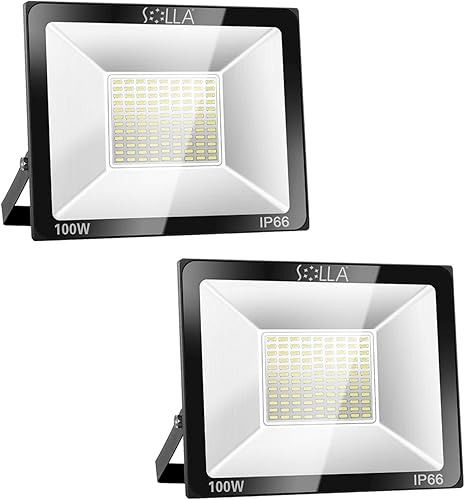 SOLLA - Reflector led de seguridad para exteriores, 30W-400W