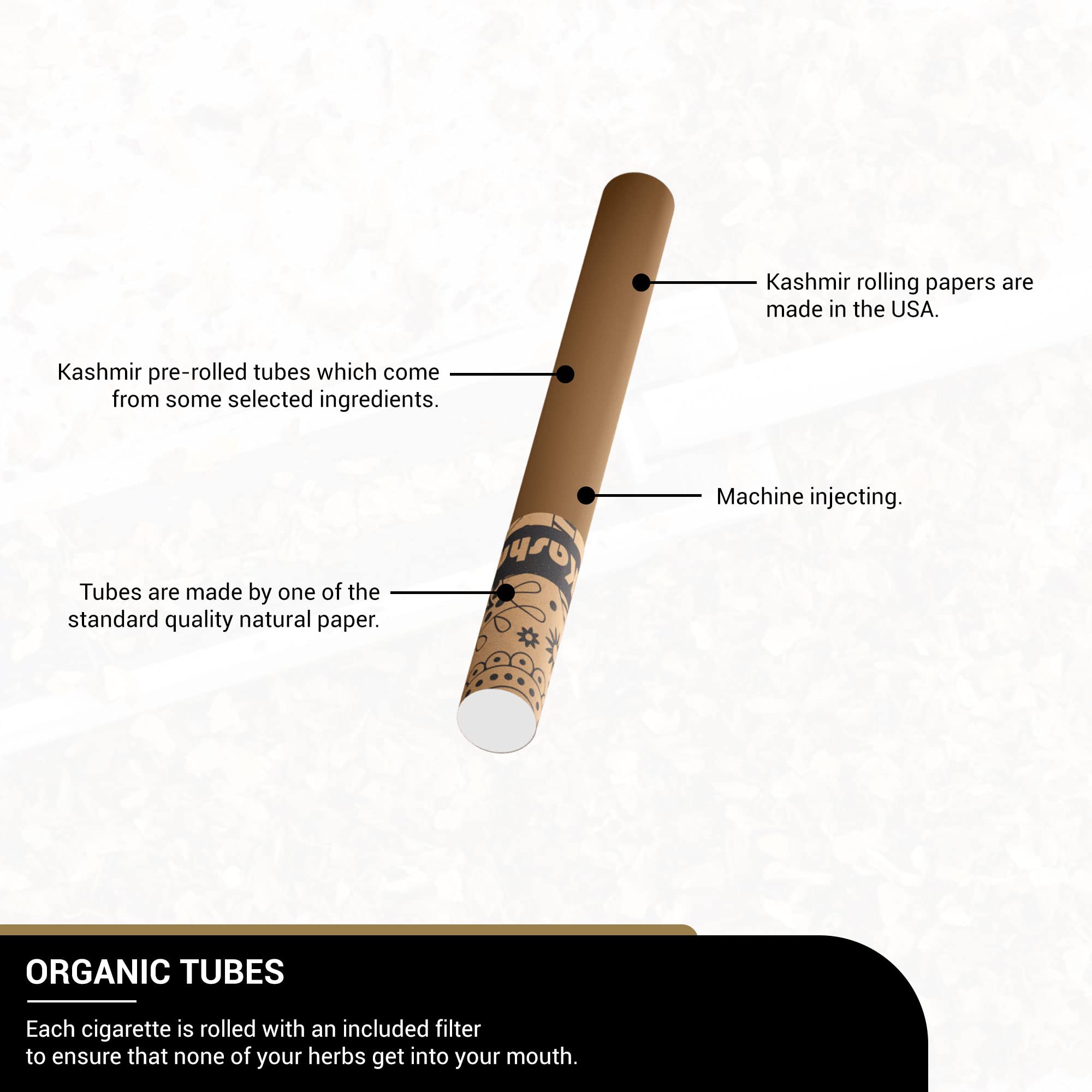 what are pre rolled cigarettes called Amazon.com: Kashmir Pre-Rolled Tubes with Natural Paper, for Convenient,  Portable, and Easy to Fill Bronze