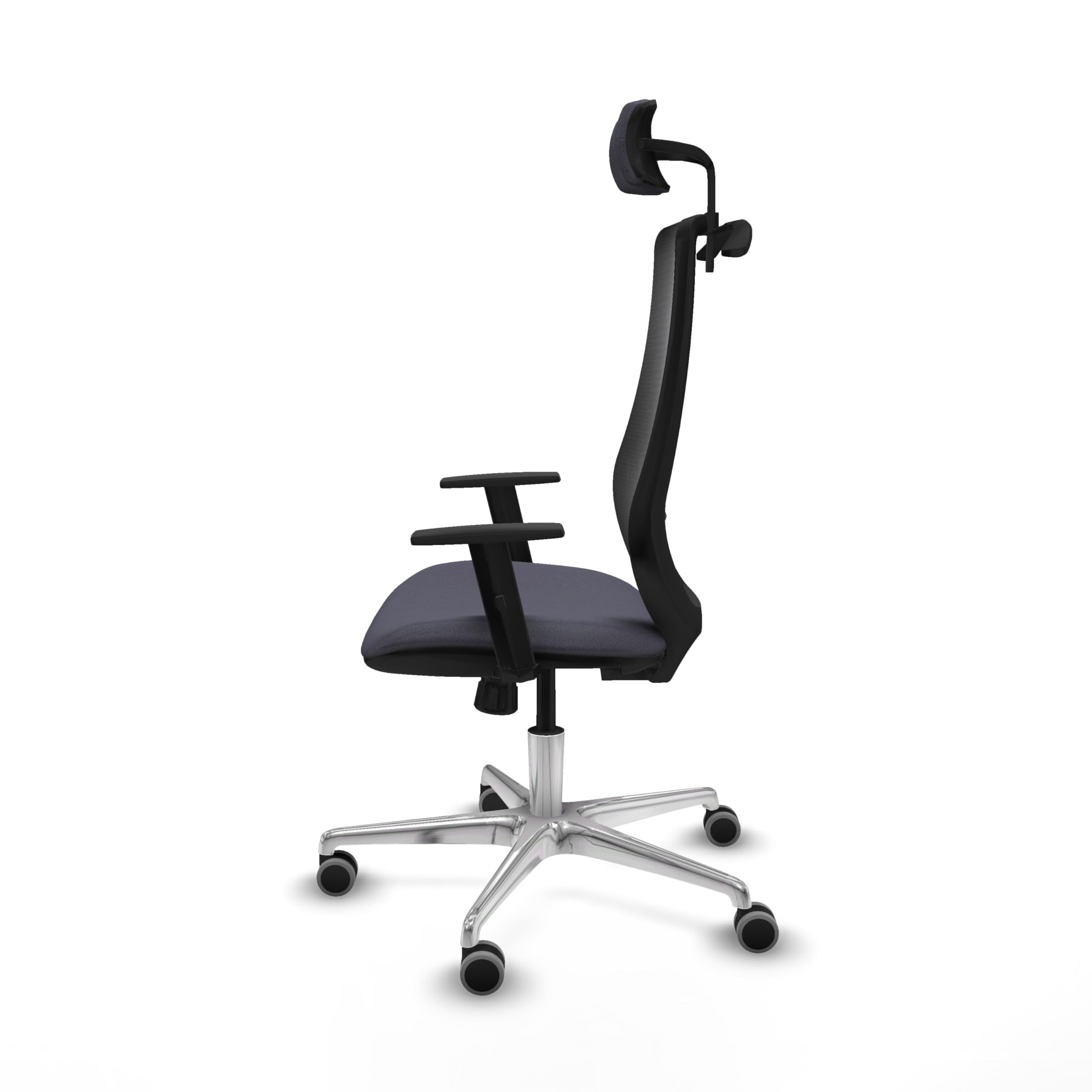 Piqueras y Crespo Silla Mardos: Ergonomía y Soporte Lumbar Ajustable para 8 Horas de Uso, con Respaldo Fijo y Ruedas de Silicona