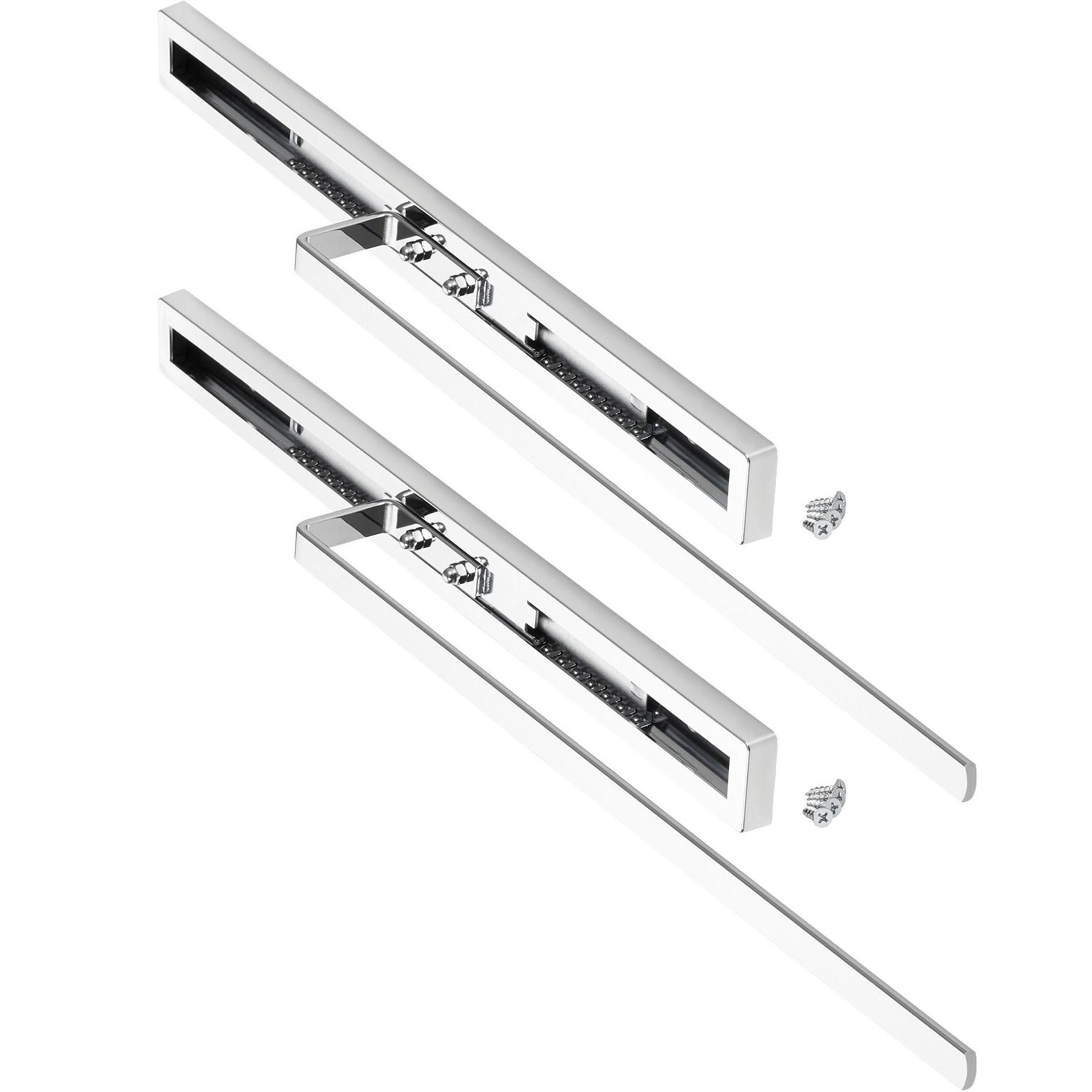 2 pezzi SOTECH Portasciugamani ELEGANCE cromato 1 braccio 415 mm inserito, portasciugamani esteso 715 mm portasciugamani