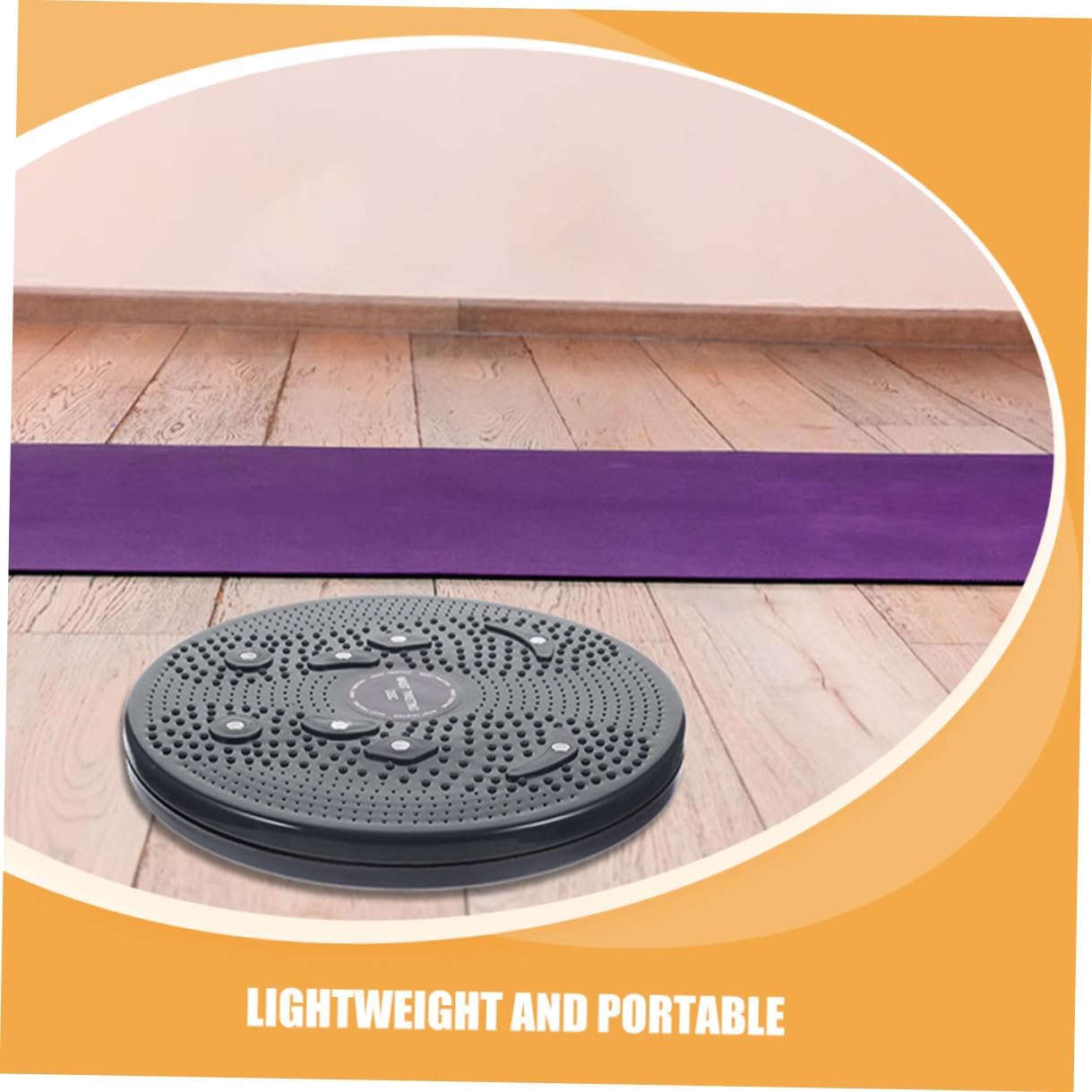 2pcs Waist Twisting Platform Small Indoor Fitness Machine Portable Core Ab Exercise Board for Home Use Female Twisting Equipment Slimming Sport Exercise Twist Boards