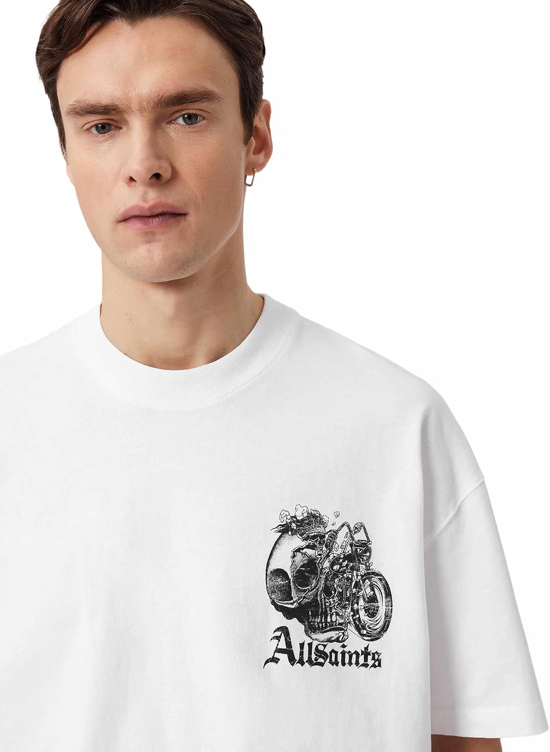 AllSaints Panhead Short Sleeve Crew