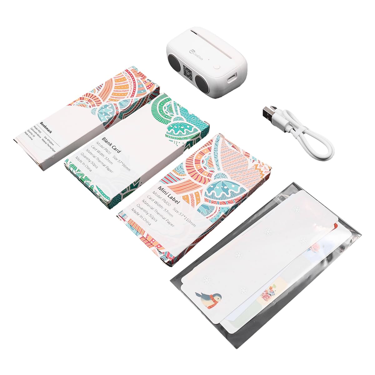 Mini-imprimante thermique Bluetooth pour créer vos photos de vacances et calendriers
