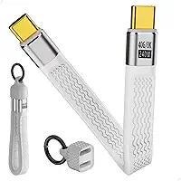 Cabo USB-C 4.0 240W 40Gbps 8K – Alta Velocidade, Power Delivery EPR, Vídeo e Dados – Notebook e Monitores (Branco)