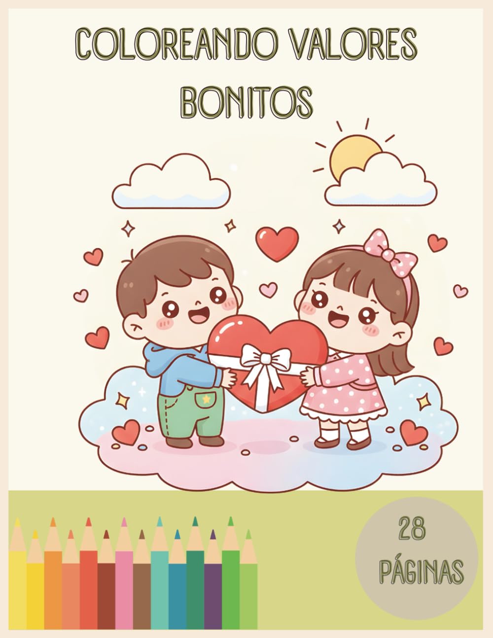 COLOREANDO VALORES BONITOS: Familia, amistad, respeto y naturaleza para niños