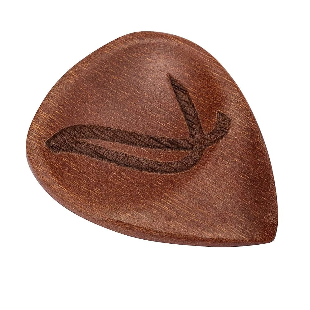 5 Sensi - púas artesanales con huella anatómica de hueso, cuerno, madera y coco