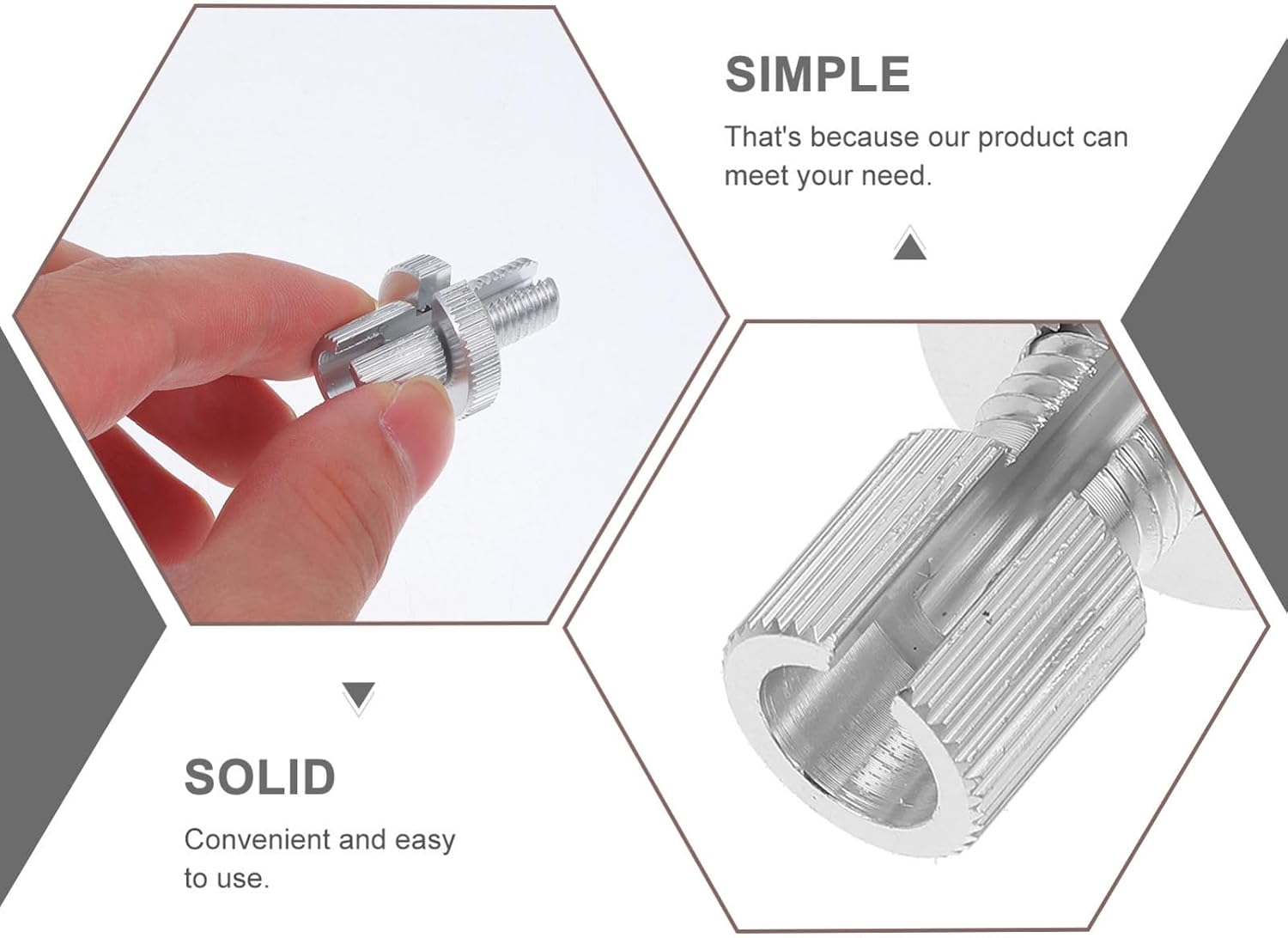 Mikinona Motorcycle Brake Lever Screw Aluminum Alloy Adjustment Screw for Bike Handle Atv and Electric Car
