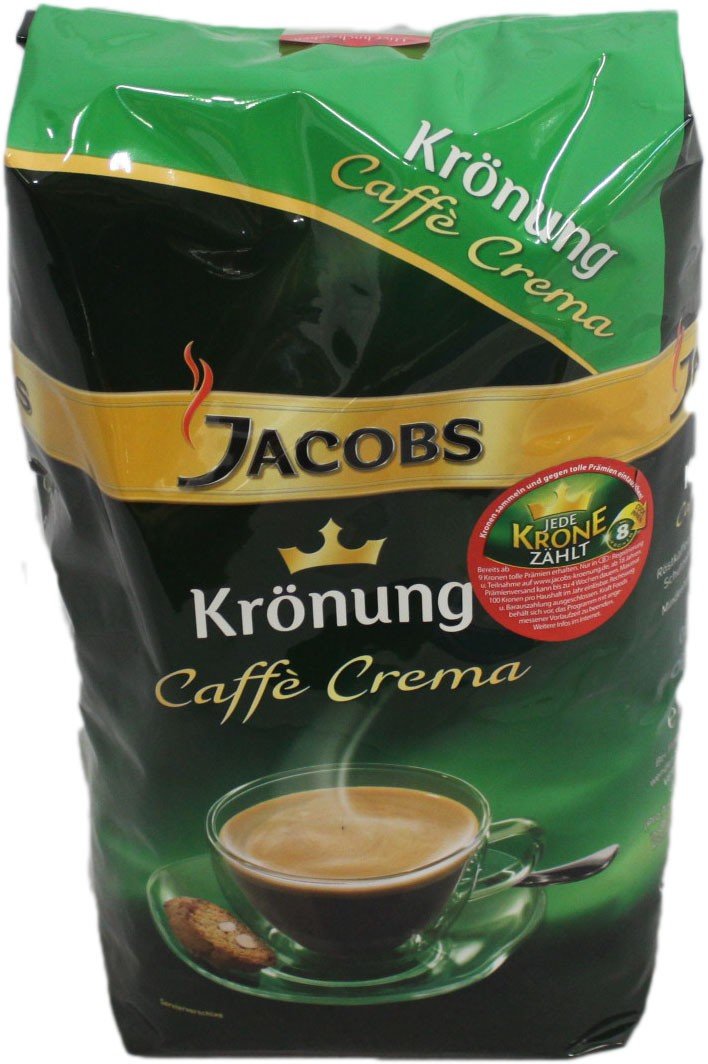 Jacobs Kronung Crema Whole Bean Coffee 1000 Gram / 35.2 Ounce (Pack of 1)