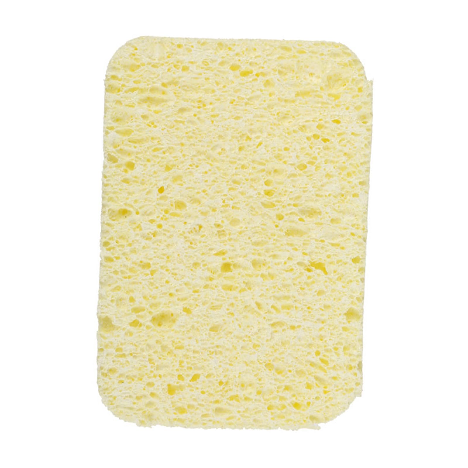 Kalttoy 40pcs Kitchen Dishwashing Cleaning Sponge Sponges Wood Pulp Scouring Pad Rust Wiping Rag Descaling Cleaning Washing Sponges Kitchen
