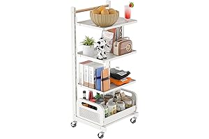 4 Tier Rolling Cart Kitchen Cart