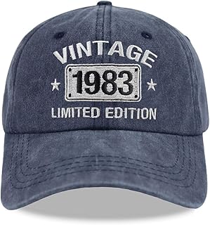 Vintage 1975 1976 1977 1978 1979 1980 1981 1982 1983 1984 Limited Edition Adjustable Embroidered Baseball Cap