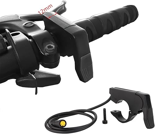 Miniatura 6 de LGEGE Acelerador de pulgar para BAFANG Kit de motor  Acelerador de velocidad de dedo compatible con bicicleta eléctrica BAFANG Mid Drive, enchufe