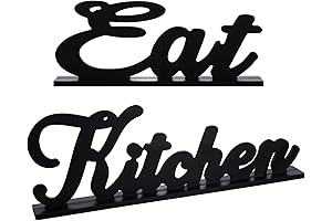 Exquisite Eat Sign Decor: A Rustic Elegance for Your Kitchen