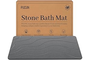 Stone Bath Mat Diatomaceous Earth Mat