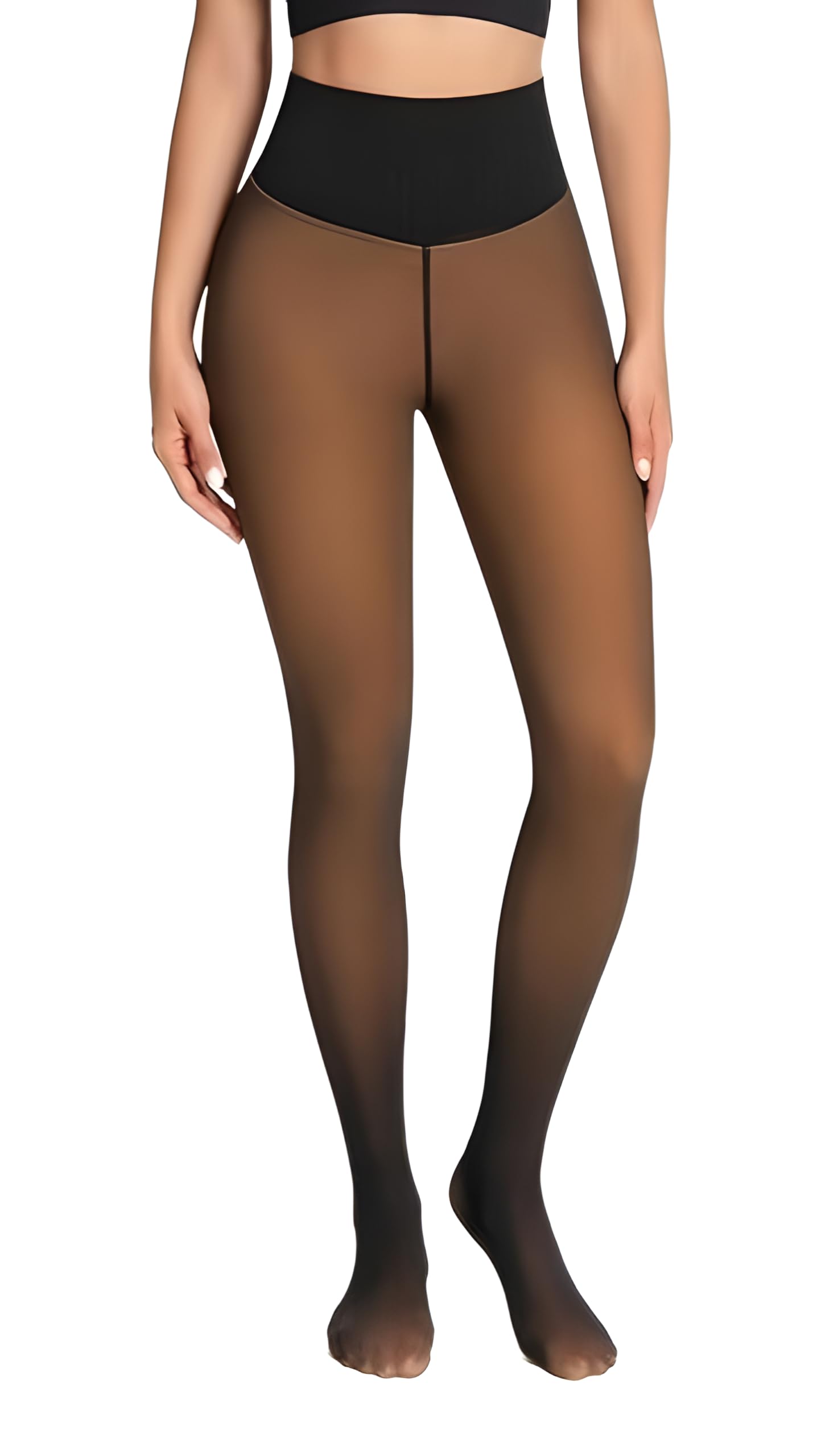 Apriddeo Fleece Lined Tights Tummy Control