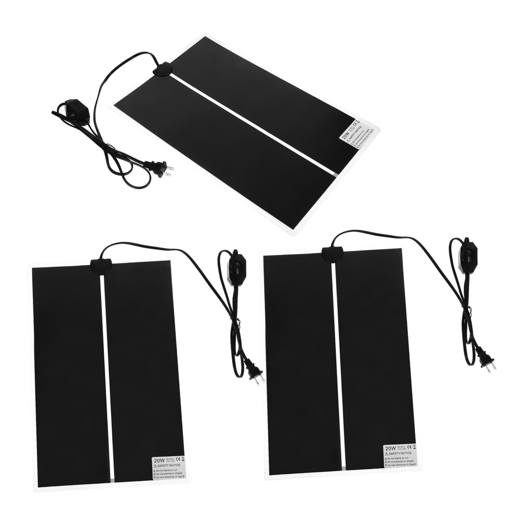 GRIRIW Reptile Tank Heating Pad 20w Electric Heat Mat Insulation Pad Lizard Snake Temperature Controller Safe Overheat Us Voltage Versatile Use