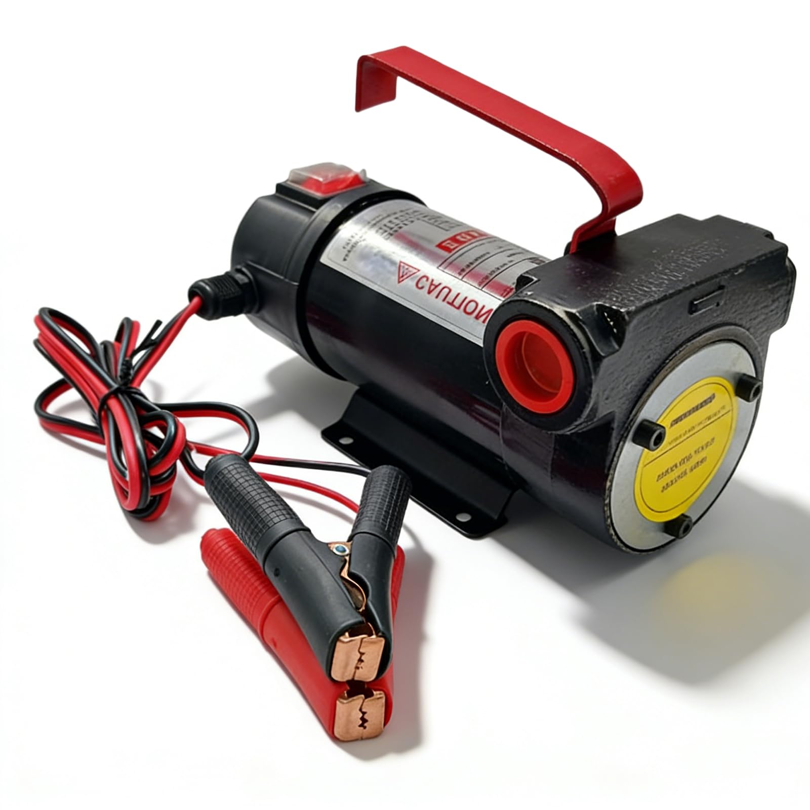 Dieselpumpe 12V, 45L/min Heizölpumpe Elektrisch, 200W Kraftstoffpumpe selbstansaugende Ölabsaugpumpe für Diesel Kerosin Biodiesel für Traktoren LKW, Tragbare Ölwechselpumpe Kraftstoffpumpe