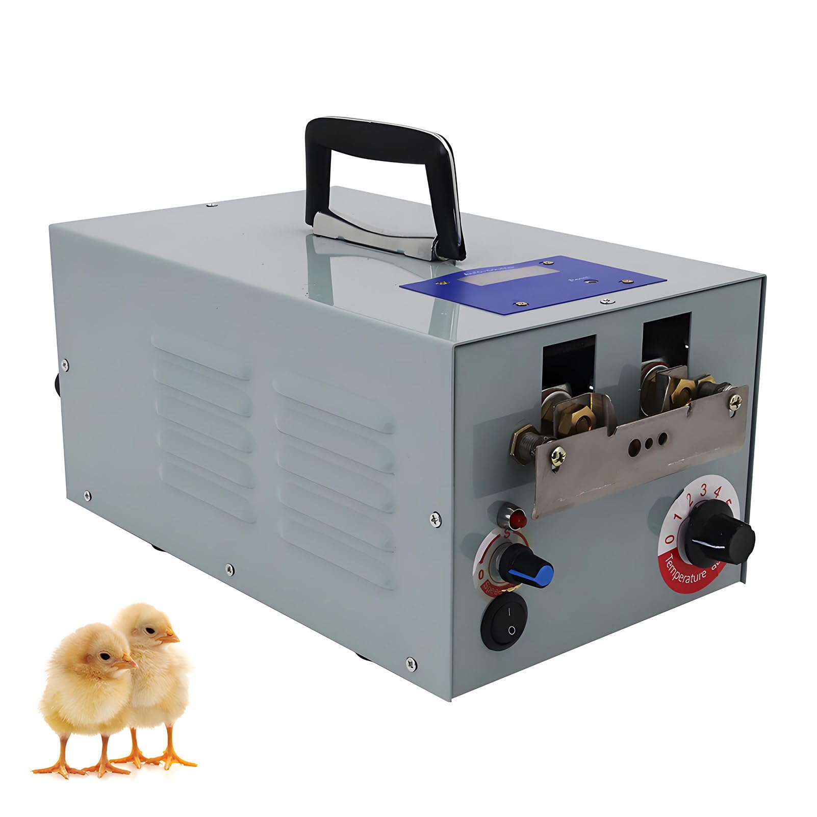 Elektryczna Maszyna do Liczenia Dziobów, Automatyczna Obcinaczka Dziobów do Kurczaków, z 2 Ostrzami, Obcinacz Dziobów do Drobiu I Kurczaka o Mocy 220–250 W, Regulowana Temperatura Duck