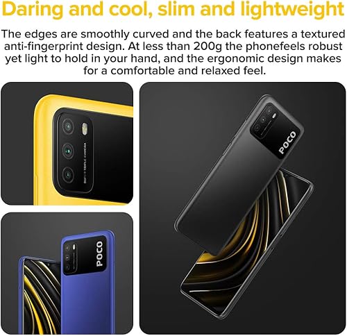 Miniatura 5 de Xiaomi POCO M3 Smartphone, 4 GB + 64 GB, 6.53 "FHD + Ampio 1080P FHD + Pantalla 49 MP, cámara Tripla, batería de 6000 mAh, Doppi Altoparlanti, Jack