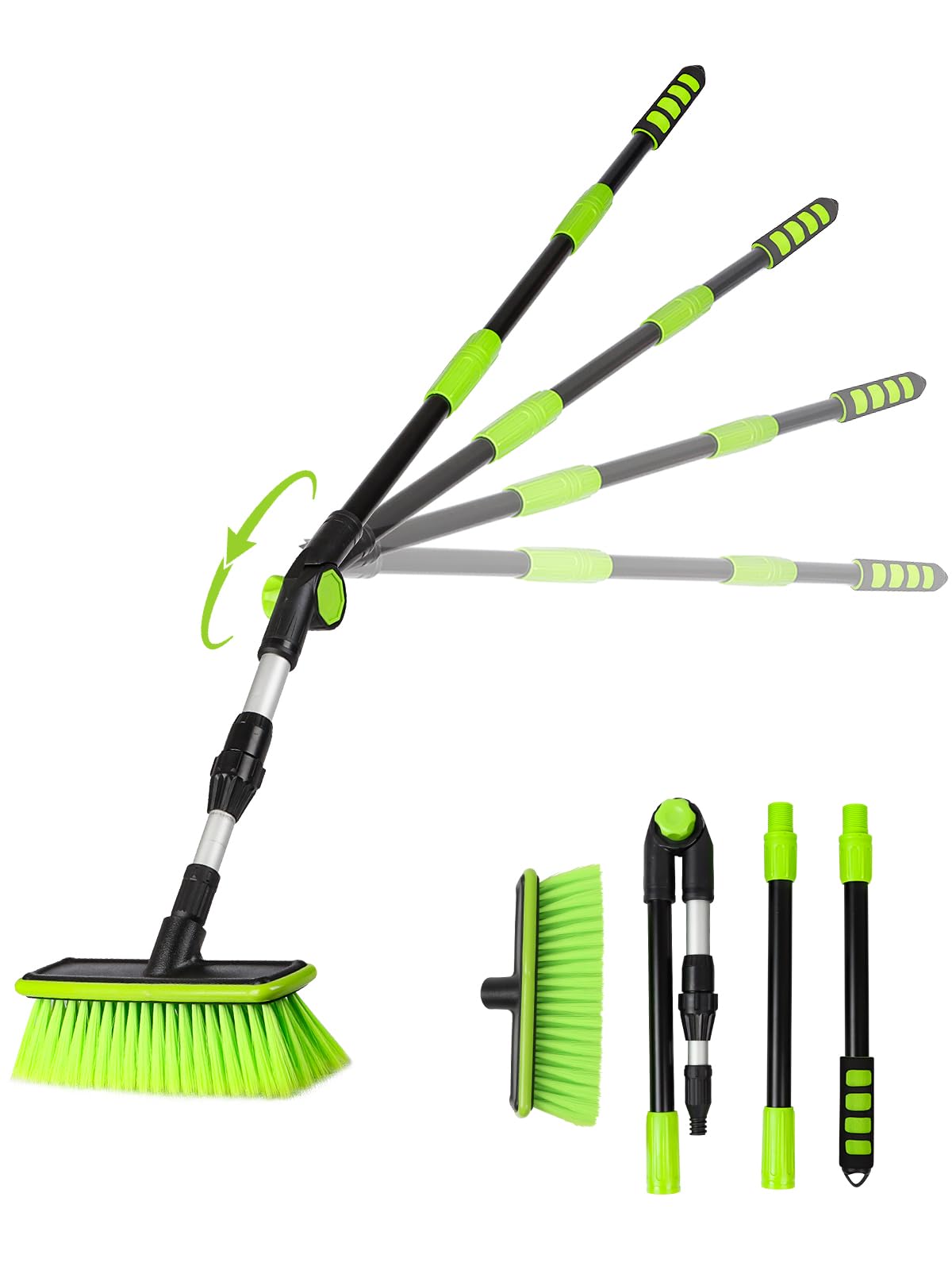 Spazzola Camper Camion Spazzola Lavaggio Auto Con Manico Lungo - Foto 3