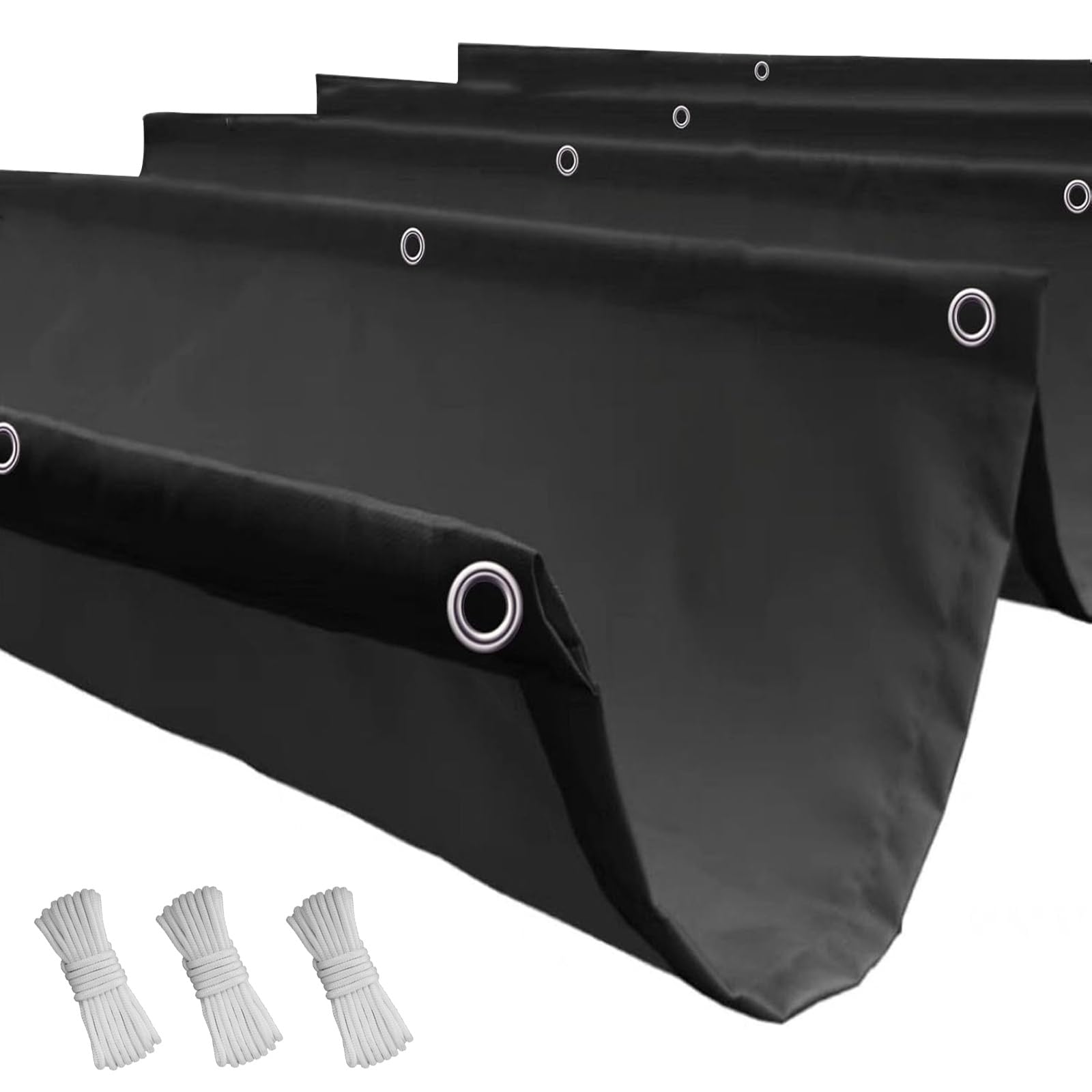 Filet d'ombrage anti-UV étanche 1.5x14m rétractable contre la chaleur du jardin
