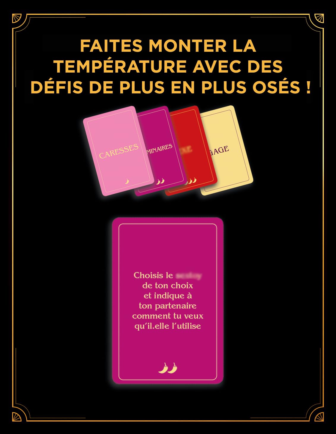 Jeu Couple - Jeux de Société - Jeu de Carte - Cadeau Anniversaire Femme Homme Original