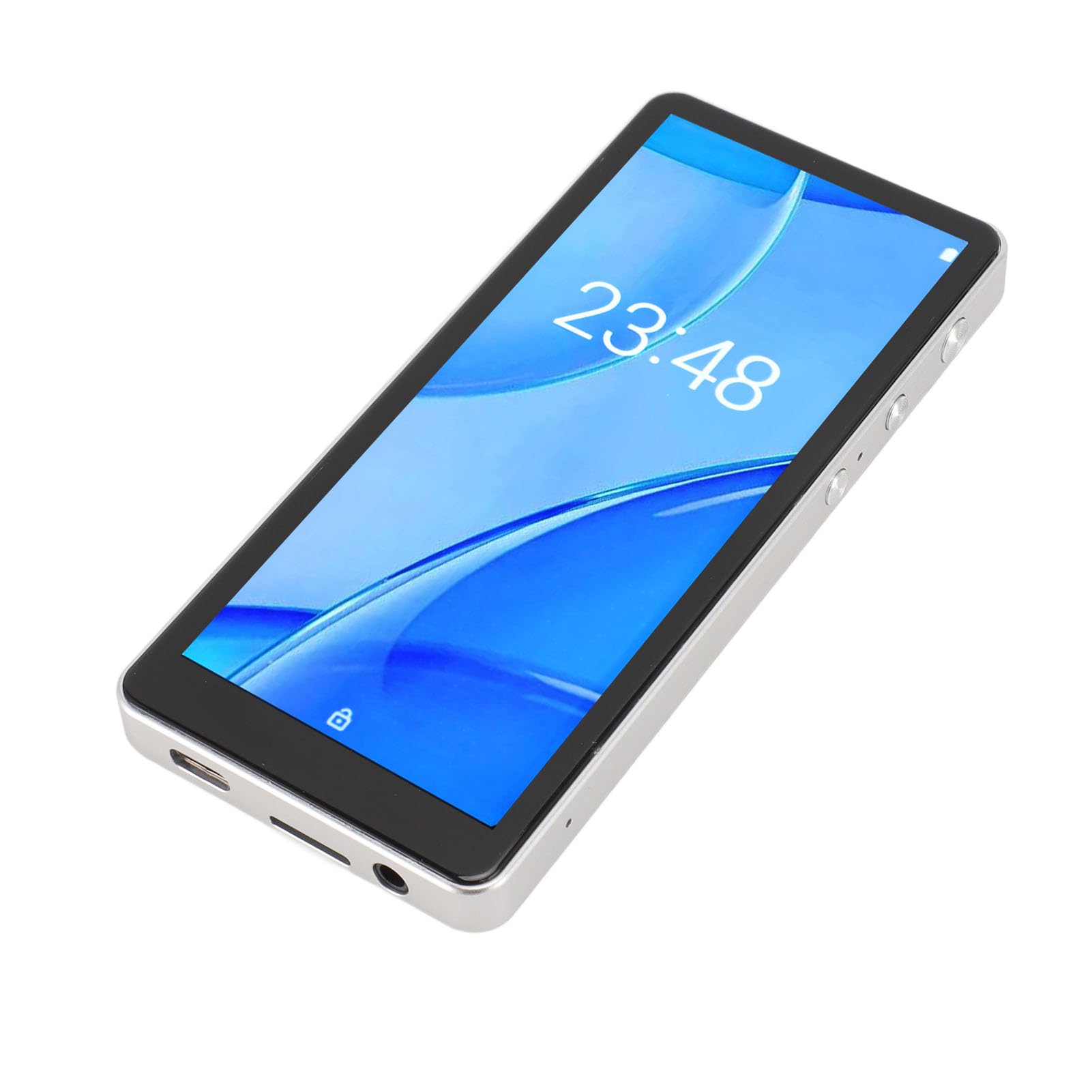 Reproductor MP4 con Bluetooth, Reproductor de Música Portátil con Pantalla HD de 4 Pulgadas para Viajes, 2GB de RAM, 16GB de ROM (Sin Tarjeta de Memoria)