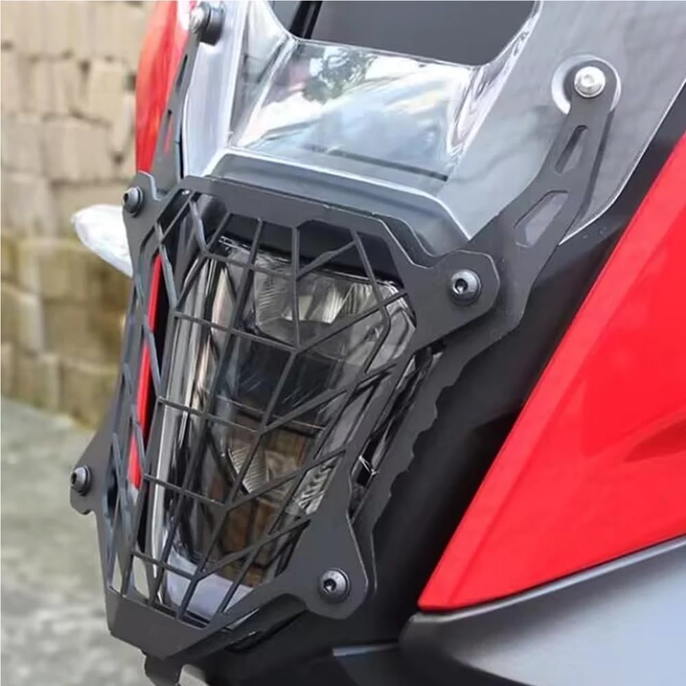 Motorrad Scheinwerfer Grill Für H&ONDA NX400 NX500 2024 Nx 400 500 2025 500NX 400NX Motorrad Zubehör Scheinwerfer Grille Schutz Abdeckung Schutz Schutz(NX500 Logo)