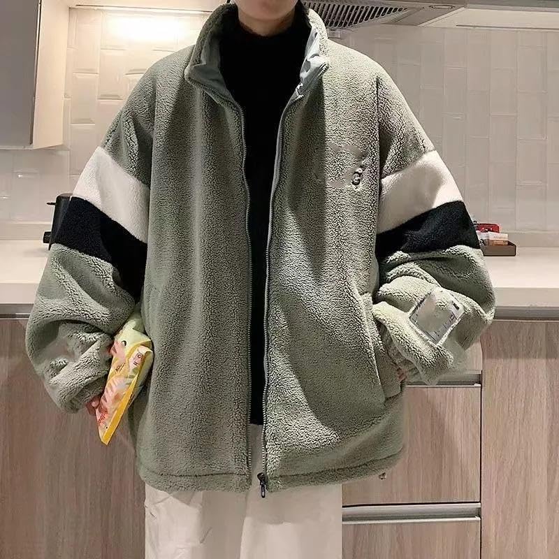 Xingfenly Autumn And Winter Cottonpadded Jacket Coat Male Street Youth Kong Wind Loose Casual3