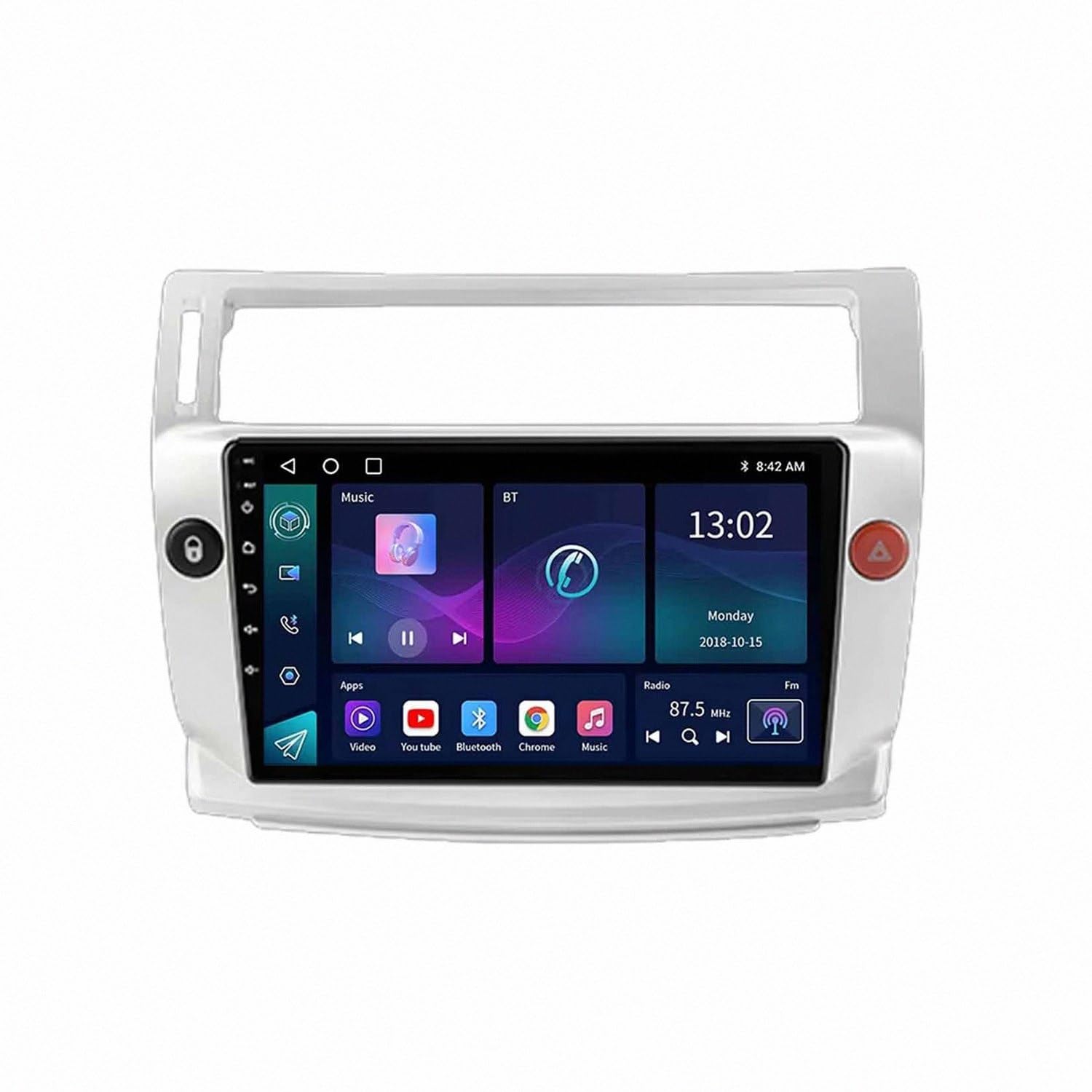 Pantalla Android Auto inalámbrica de 4 núcleos para Citroen C4 8