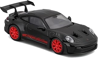 Bburago - 1/43 Race Collection Crystal - Porsche 911 GT3 RS Voiture de Course avec Support à l’échelle 1/43ème - Support de présentation à vis et Boite Crystal, B18-38313