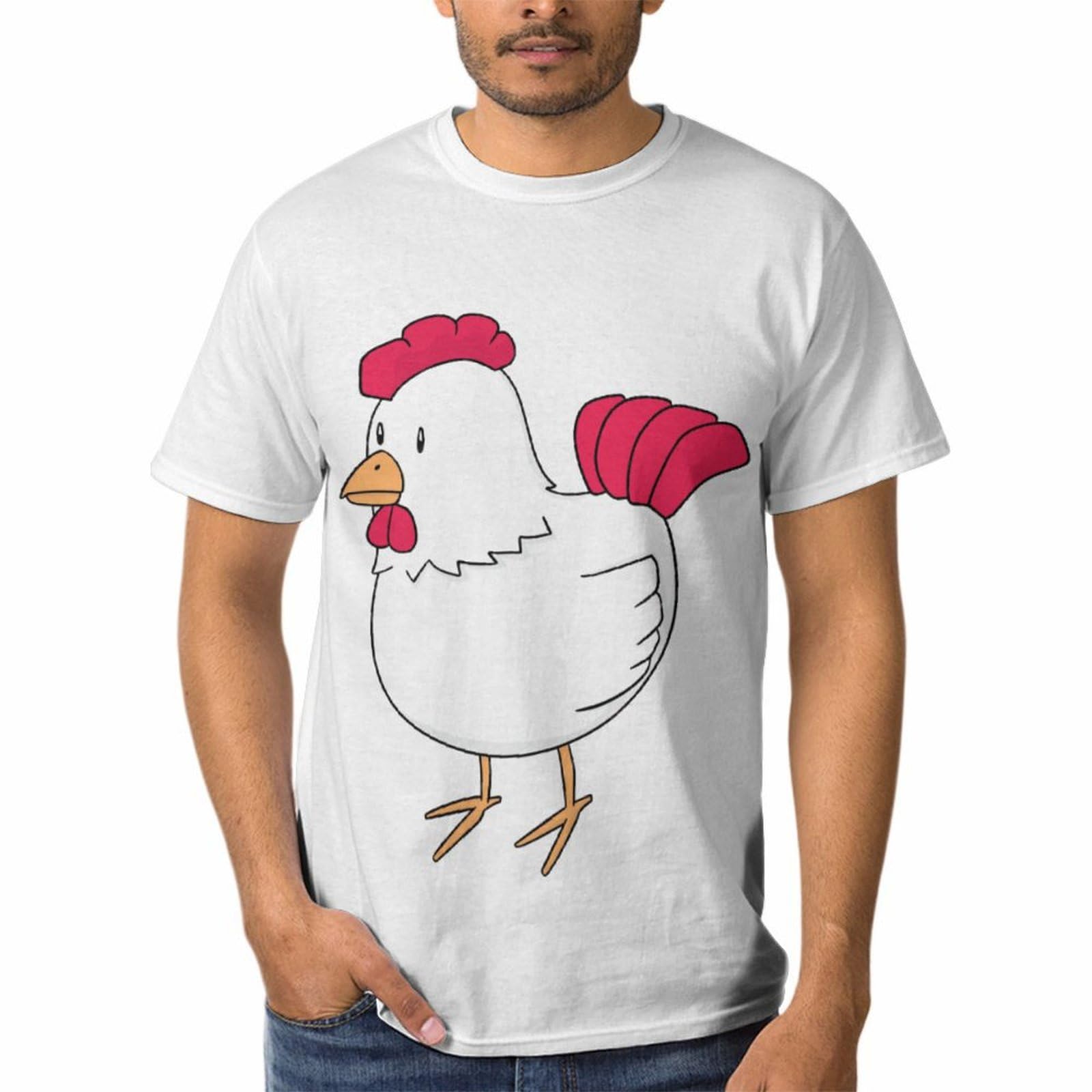 Amazon.co.jp: メンズ Tシャツ かわいい 鶏 ニワトリ 半袖 大きい