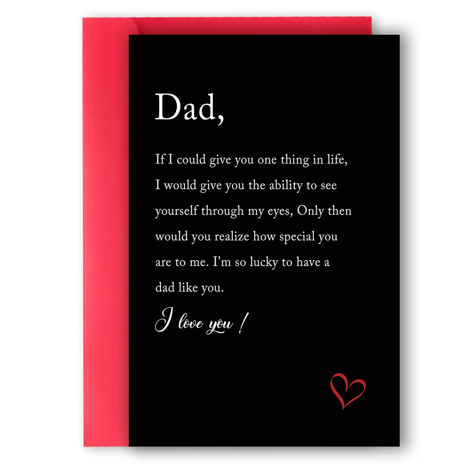 Father's Day Gift for Dad,Funny Card for Dad from Daughter, Son, Kids on Fathers Day,Unique Daddy Birthday Cards