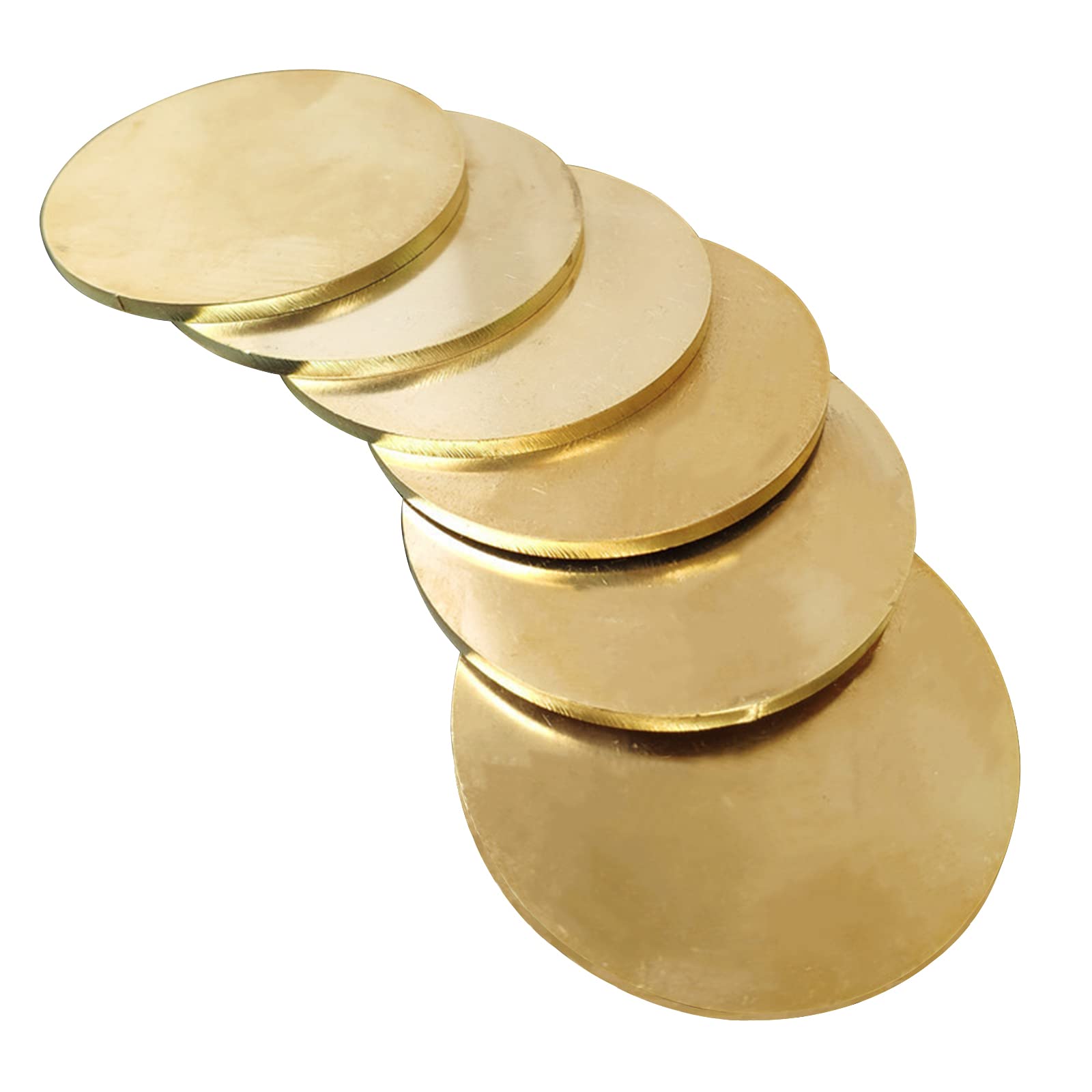 H62 Solid Brass Round Disc Blanks - 0.5-3mm Thick, 50-100mm Diameter 9 thumbnail image