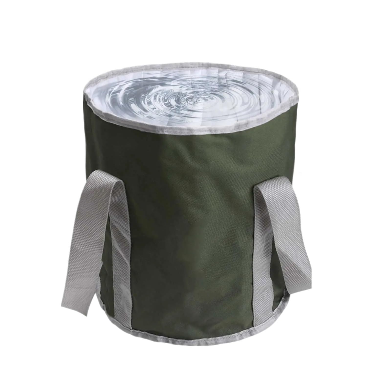 Falteimer 20L Multifunktionseimer for den Außenbereich, zusammenklappbar, tragbar, Reiseeimer, große Kapazität, Trageeimer, Camping- und Angeleimer