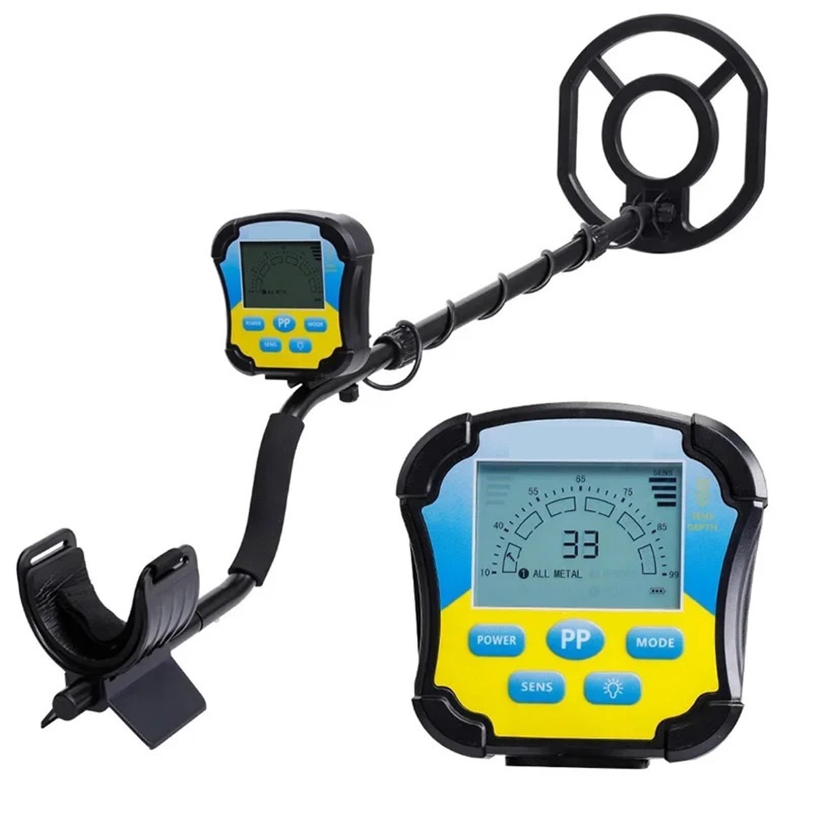 JVDDI Underground Metal Detector High Sensitivity Metal Hunter Gold Digger Treasure Hunter Depth Waterproof Search Coil 2.5m
