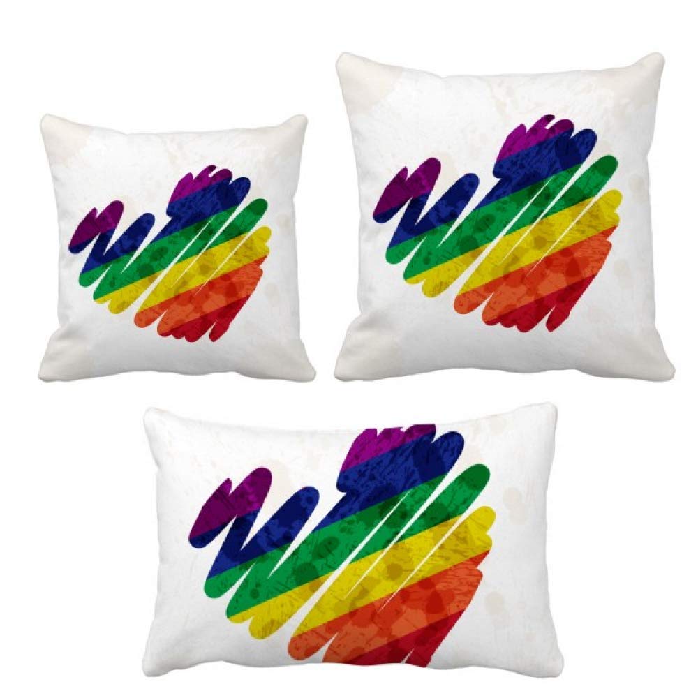 Ensemble de coussins LGBT arc-en-ciel, le cadeau parfait pour célébrer la fierté
