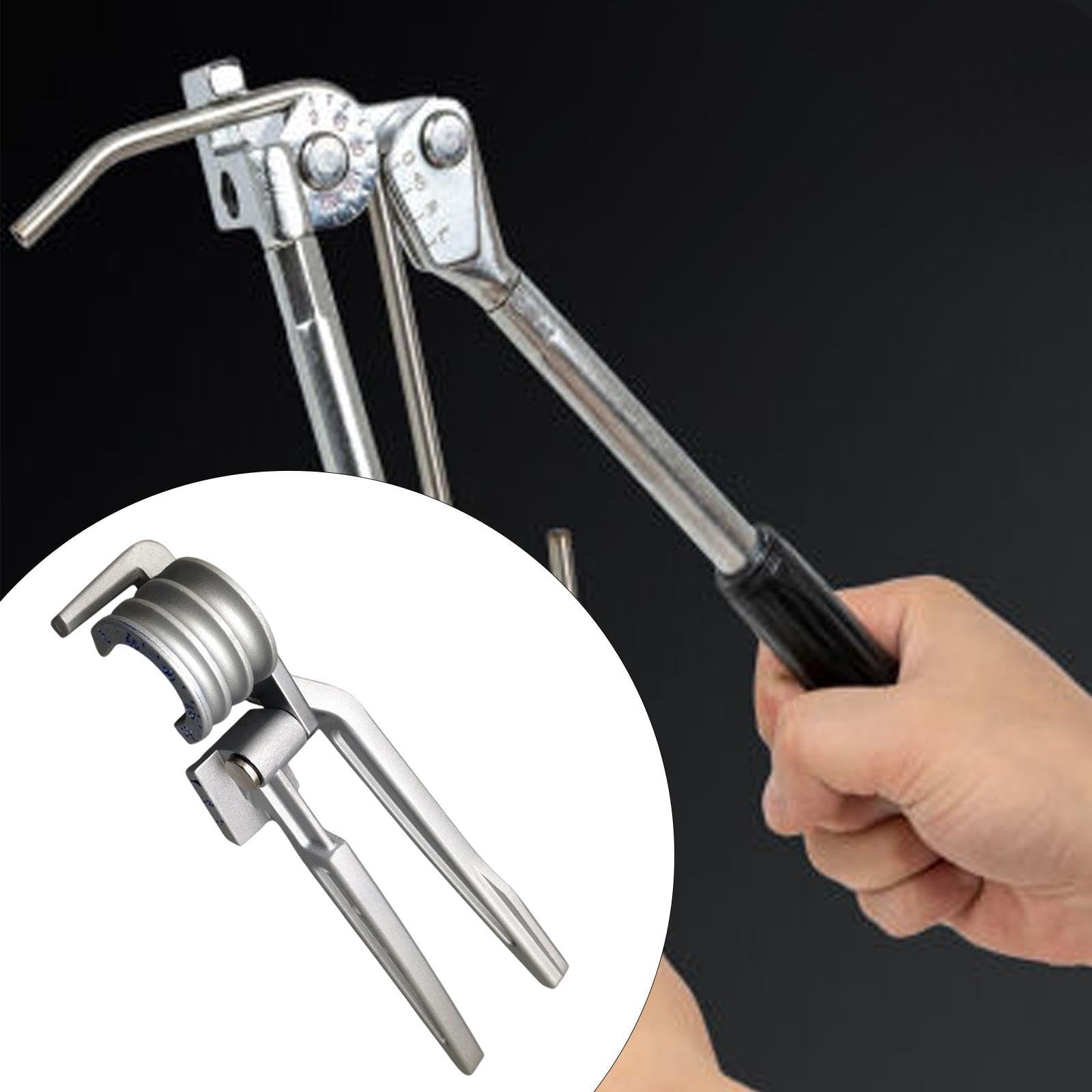 Milageto 180 Degree Tube Bender,Tubing Bender Manual Pipe Bending Tool Hand Tool for Thin Tubes,Automotive Heating System,6mm 8mm 10mm